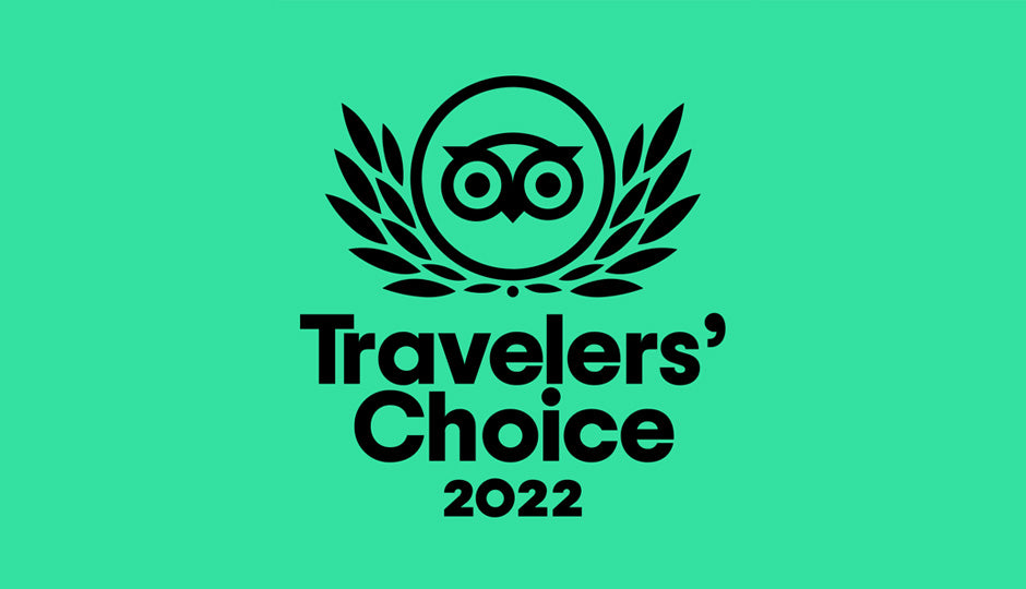 Trip Advisor Travelers' Choice Award 2022 Certificate